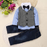 Toddler Boy Clothes Autumn Children Clothing Baby Boys Clothes Gentleman Sets For Kids Clothes T-shirt+Jeans Sport Suits Outfits