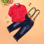 Toddler Boy Clothes Autumn Children Clothing Baby Boys Clothes Gentleman Sets For Kids Clothes T-shirt+Jeans Sport Suits Outfits