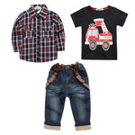 Toddler Boy Clothes Autumn Children Clothing Baby Boys Clothes Gentleman Sets For Kids Clothes T-shirt+Jeans Sport Suits Outfits