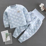 Baby T-shirt High Waist Pants Suit Autumn Winter Children Clothing Set Girls Clothes Casual Kids Long Sleeve Tops Tees Trousers