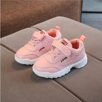 2019 Spring Toddler Girl White Brand Sneakers Little Boy Casual Running School Trainer Big Kid PU Leather Children Black Shoes