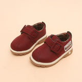 Toddler Boy Shoes Kid's Casual Leather Shoes Magic Sticker Spring Autumn Sneakers