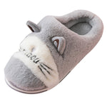 Fashionable Kid's Children Cute Cartoon Cat Warm Non-slip Floor Home Slippers Indoor Shoes kids shoes indoor 2019 Winter scarpe