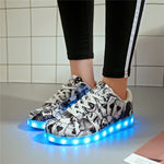 7ipupas Basket Colorful Luminous sneakers Unisex kids led shoes Homme Femme Lumineuse Schoenen Light Up Chaussures glowing shoes