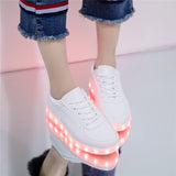 7ipupas 11 Colors Unisex Led shoes Fashion couple led luminous sneakers Zapatos Hombre Led Light Shoe kids boy girl glowing shoe