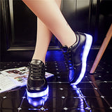 7ipupas 11 Colors Unisex Led shoes Fashion couple led luminous sneakers Zapatos Hombre Led Light Shoe kids boy girl glowing shoe