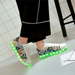 7ipupas 11 Colors Unisex Led shoes Fashion couple led luminous sneakers Zapatos Hombre Led Light Shoe kids boy girl glowing shoe