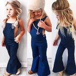 Pudcoco Girl Clothes Toddler Kids Girls Denim Strap Bib Pants Romper Jumpsuit Playsuit Outfit Clothes