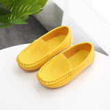 Children Shoes for Boys Loafers Sneakers Baby Soft Kids Shoes PU Leather Casual Toddler Girls Flats Slip-on Moccasin White Shoes