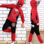 3-8Y Spiderman Baby Boys Clothing Sets Cotton Sport Suit Children Fashion Cool Spider Man Cosplay Costume Kids Tracksuit Clothes